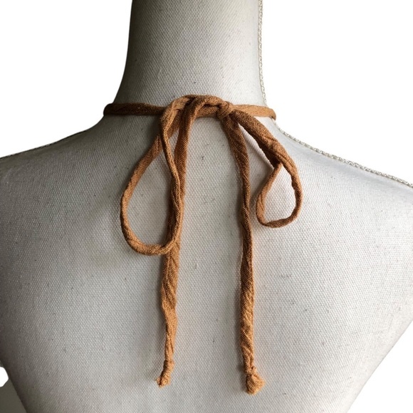 Savannah Morrow The Label Lana Dress Maxi Sandstone Silk Bamboo NWT - Picture 13 of 14